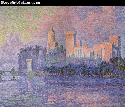 Paul Signac The Papal Palace,Avignon (mk06)